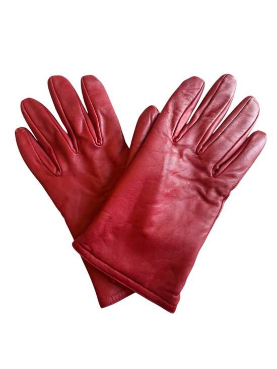 3M Thinsulate Accessories - 3M Thinsulate Red Leather Women's Gloves